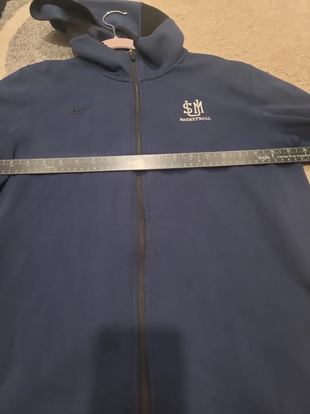 Nike Men's Showtime Full Zip Hoodie LT Custom Embroidery